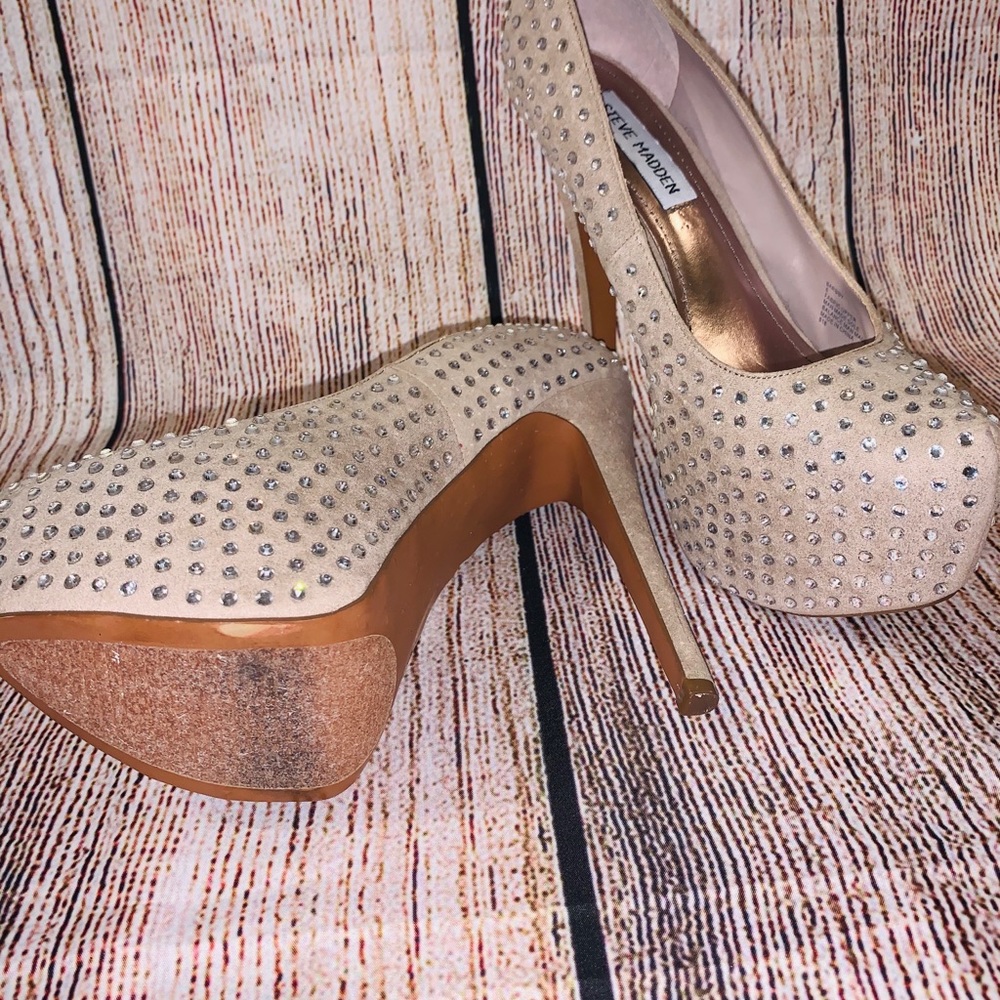 Steve Madden Pumps W/ Rhinestones - Picture 4 of 5